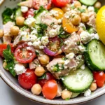 Mediterranean Chickpea Tuna Salad