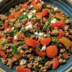 Mediterranean Ground Beef Stir Fry