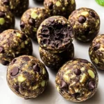 Mint Chocolate Chip Protein Balls