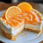 No-Bake Orange Creamsicle Cheesecake