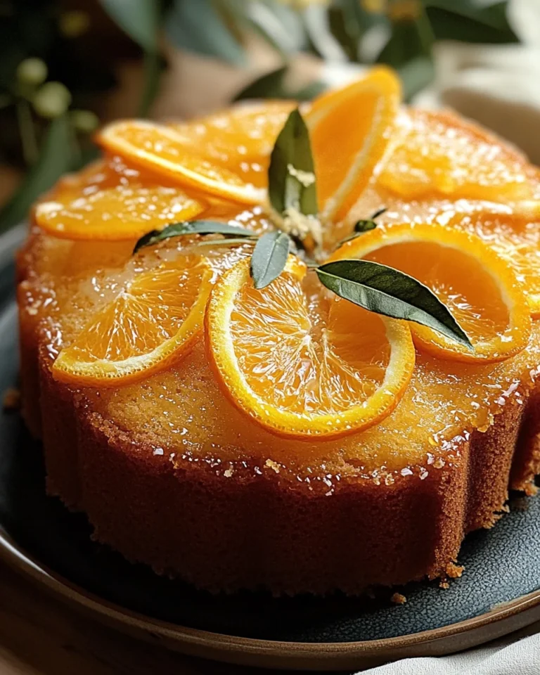 Orange Ginger Honey Cakes