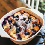 Overnight Blueberry French Toast Casserole