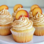 Peach Bellini Cupcakes