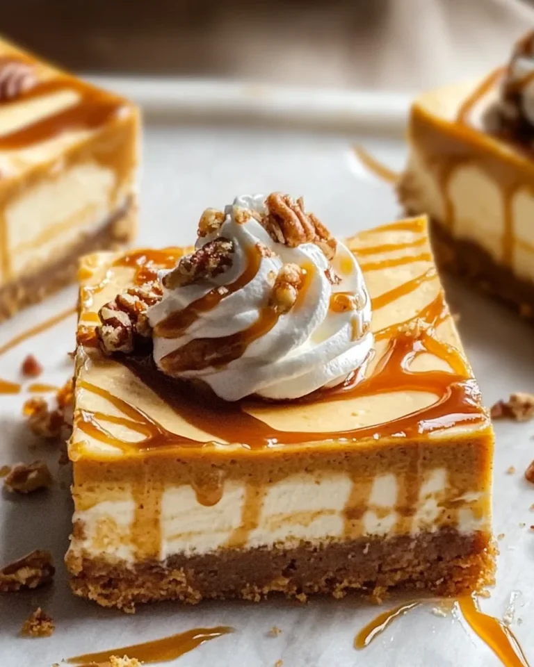 Pumpkin Spice Cheesecake Bars (Easy and Creamy)