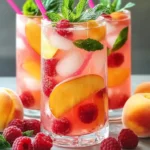 Raspberry Peach Lemonade