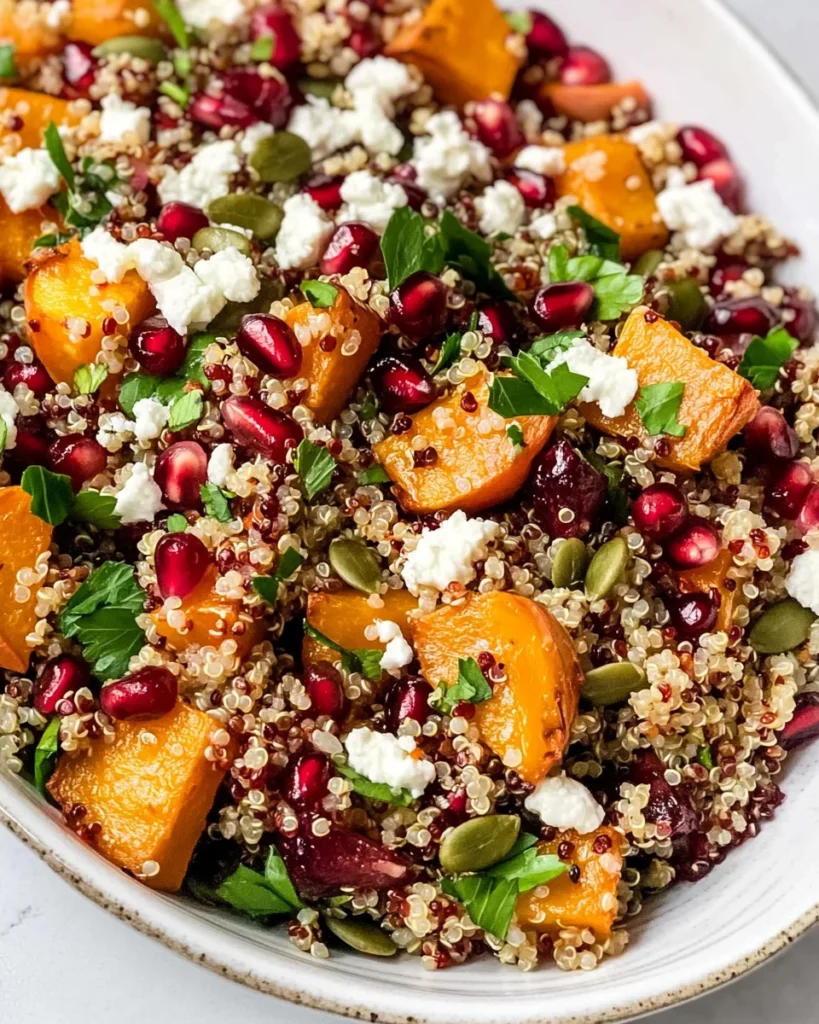 Roasted Butternut Squash Quinoa Salad for a Cozy Fall Dish