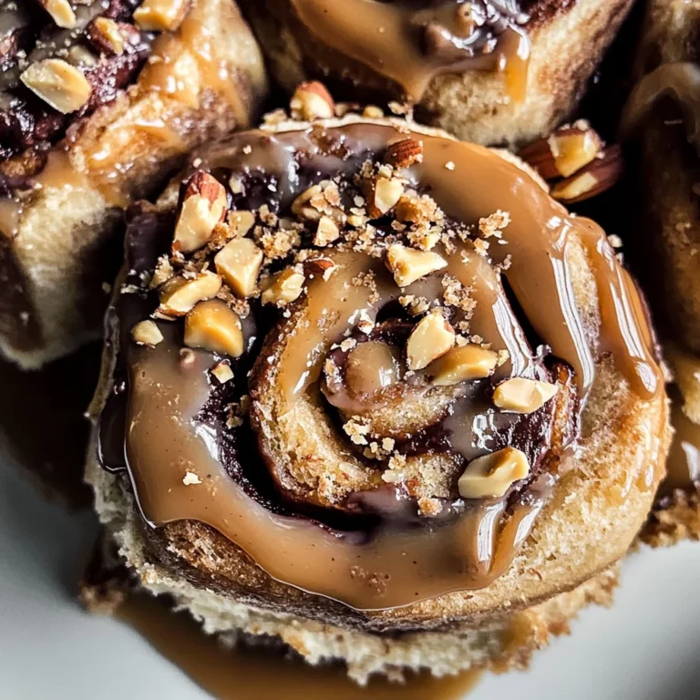 "Snickers" Cinnamon Rolls