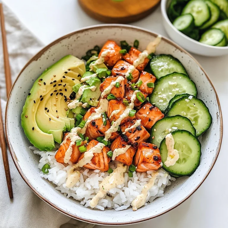 Spicy Salmon Bowls with Coconut Rice
