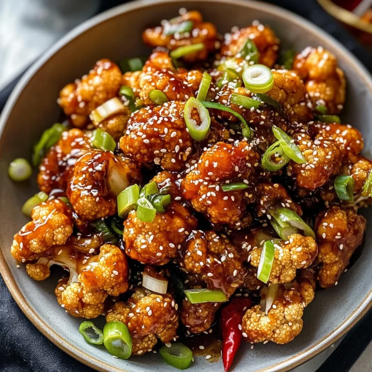 Sticky Sesame Cauliflower