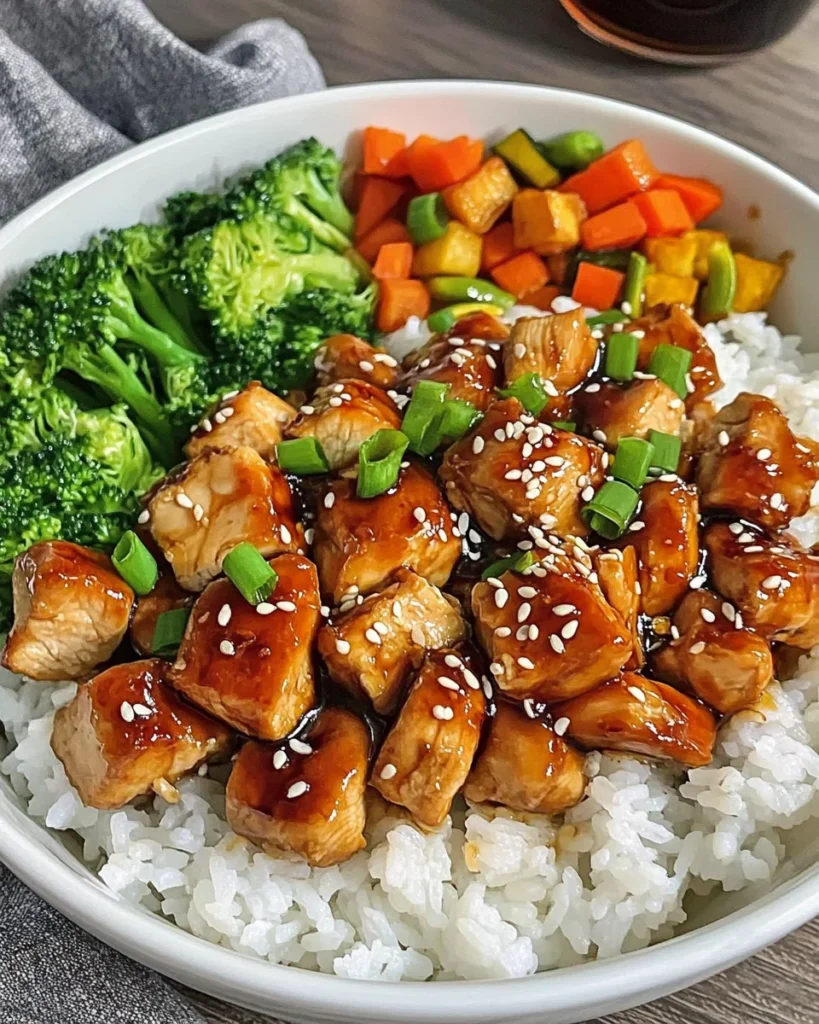 Teriyaki Chicken Rice Bowl
