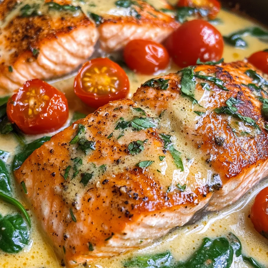 Tuscan Butter Salmon