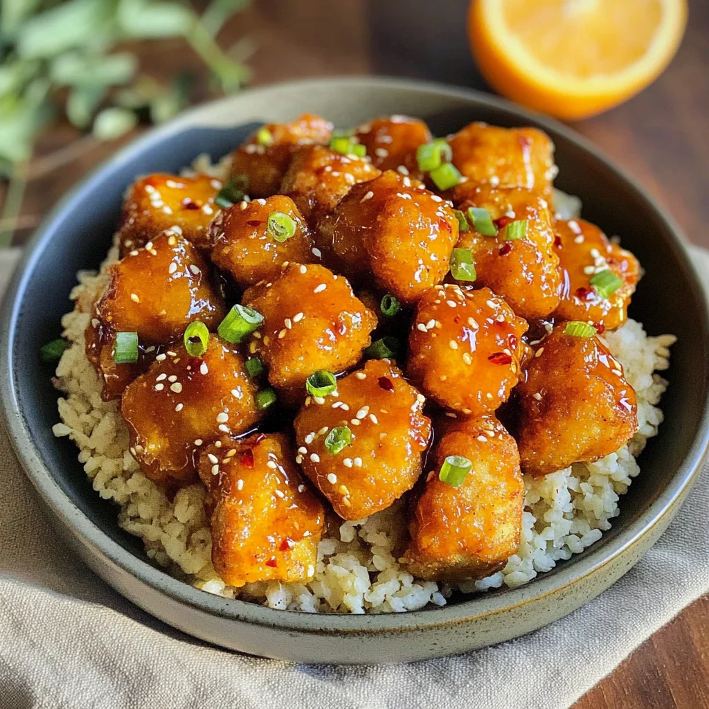 Vegan Orange Chicken (Tofu)