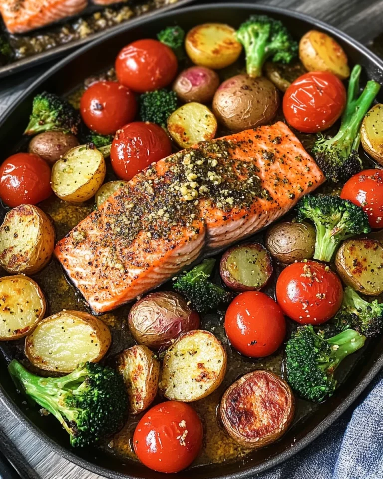 Za'atar Garlic Salmon Recipe