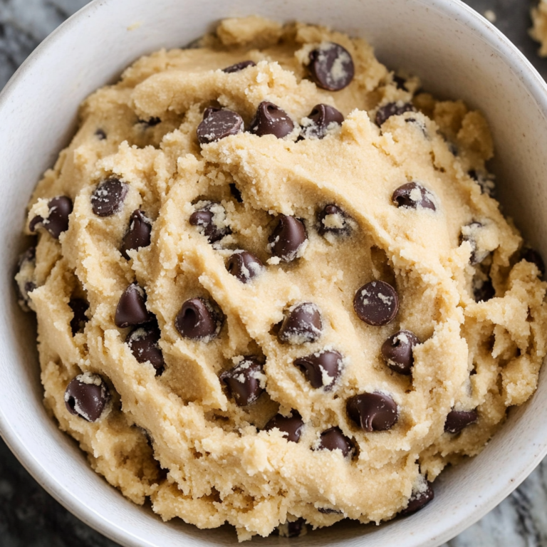 Edible Chocolate Chip Cookie Dough Recipe