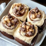 chocolate peanut butter sweet rolls