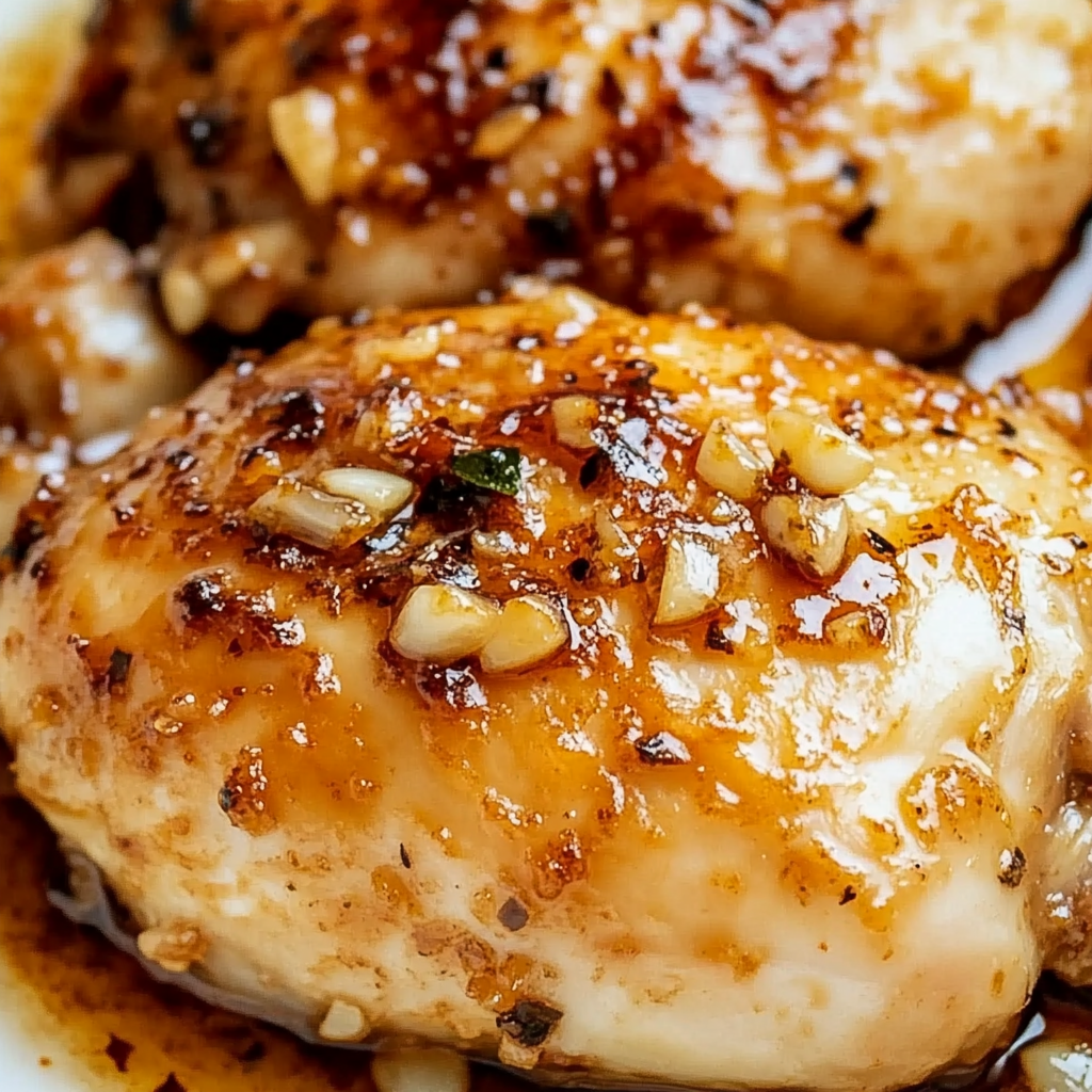 Baked Garlic Brown Sugar Chicken