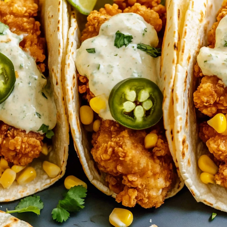 The Ultimate Guide to Fried Chicken Street Corn Tacos with Jalapeño Lime Ranch: A Flavorful Fiesta in Every Bite