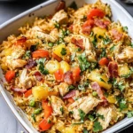 Aloha Pineapple Chicken Rice Casserole