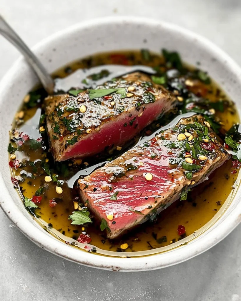 Amazing 5-Minute Marinade for Tuna Steak That Never Fails