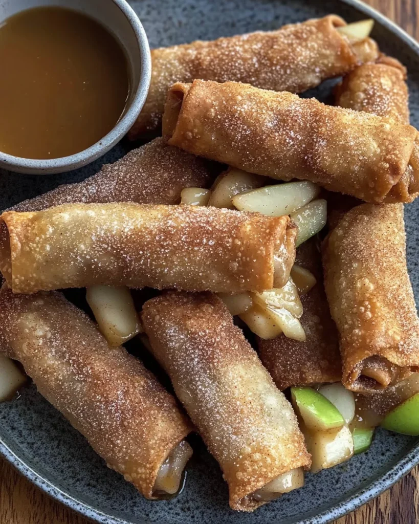 Apple Pie Egg Rolls