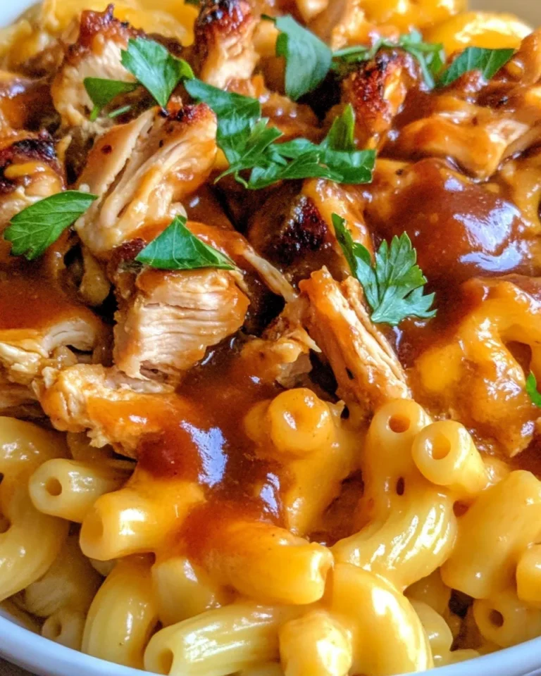 BBQ Chicken Mac and Cheese