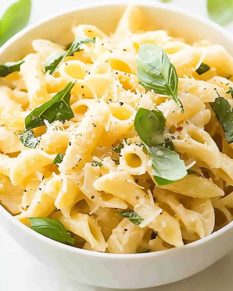 Basil Lemon Pasta Salad