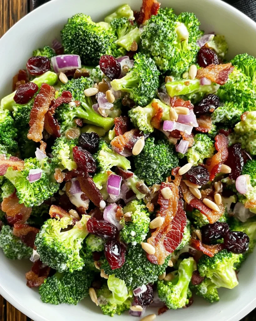 Best Broccoli Salad Recipe (No Mayo!)