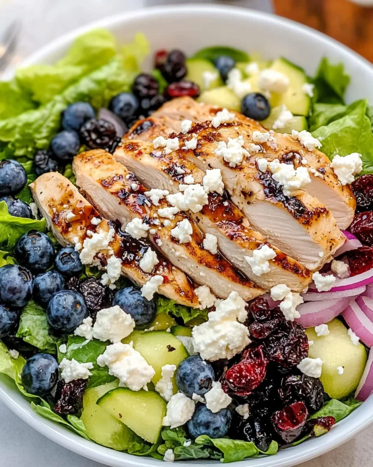 Chicken Blueberry Feta Salad
