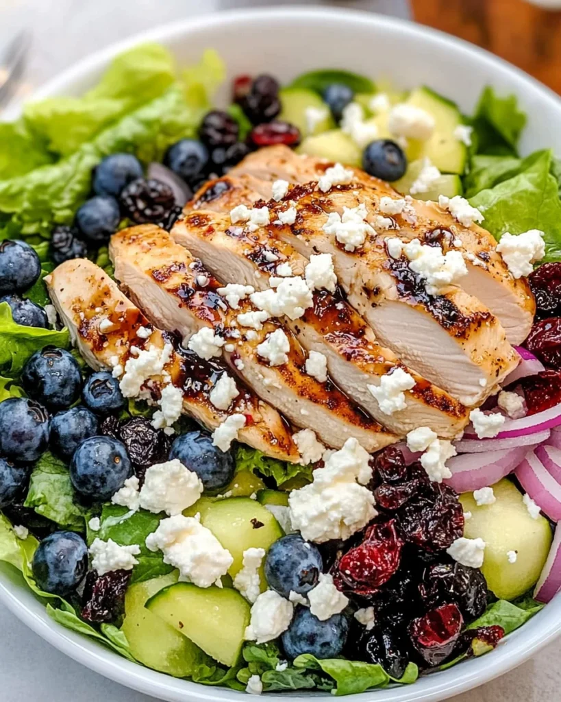 Chicken Blueberry Feta Salad