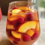 Chilled Peach Moscato Sangria