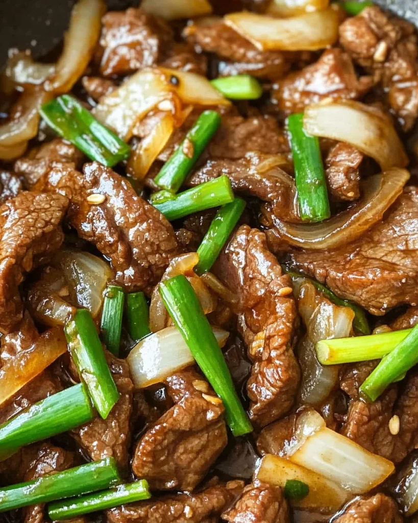 Chinese Beef and Onion Stir Fry: A Savory Weeknight Delight