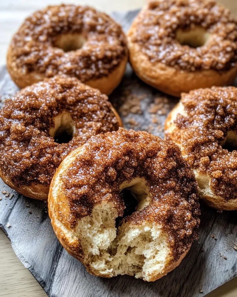 Cinnamon Crunch Sourdough Bagels Recipe