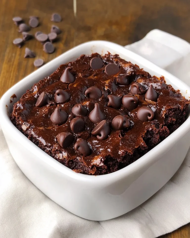 Cottage Cheese Microwave Brownie (Gluten Free, High Protein)