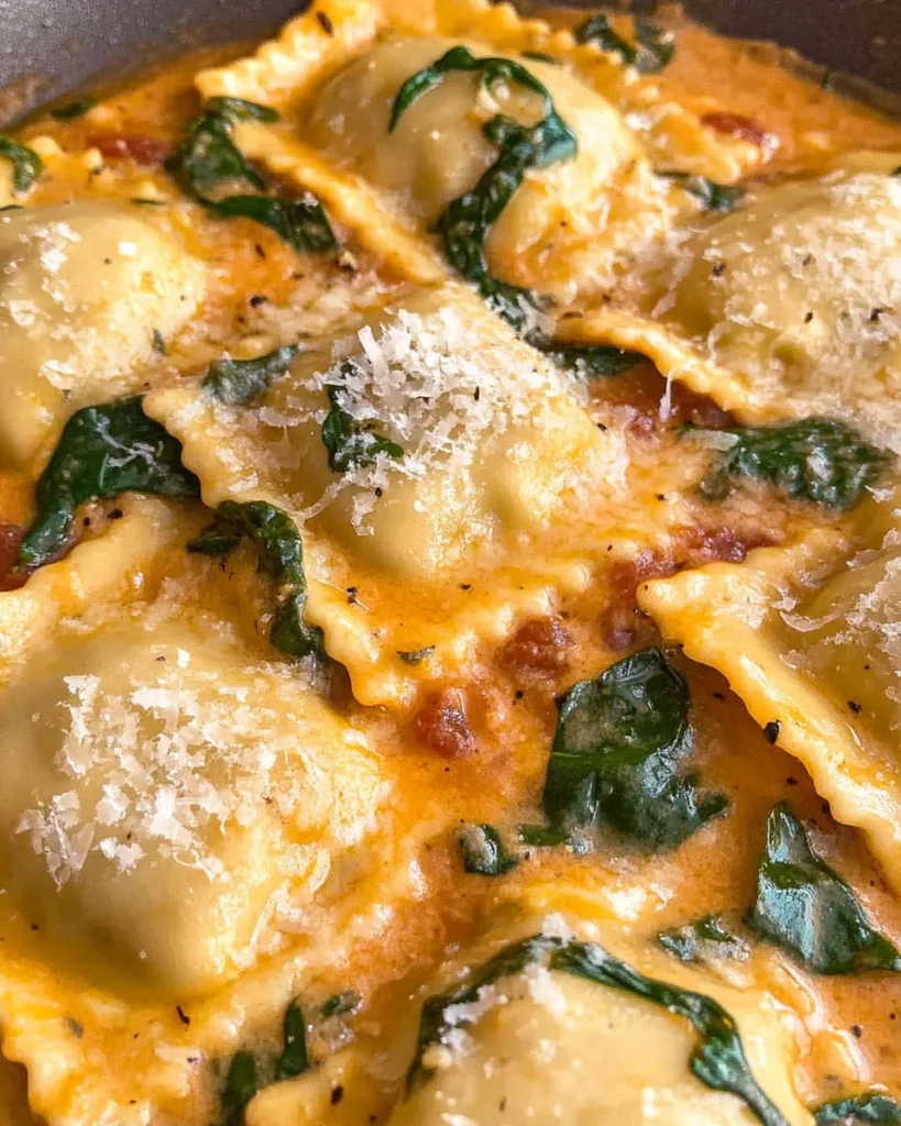 Creamy Tuscan Ravioli
