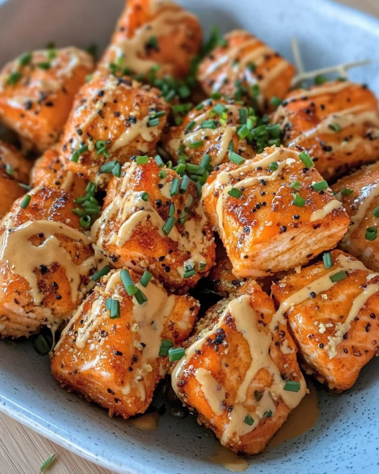 Crispy Bang Bang Salmon Bites