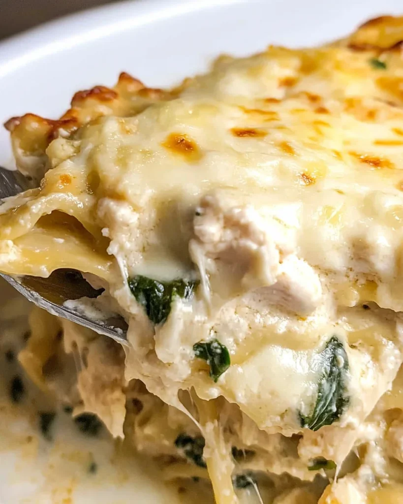 Crock Pot Chicken Lasagna