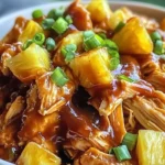 Crockpot Pineapple BBQ Chicken