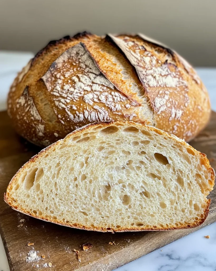 Easiest Ever Sourdough Bread - No Knead