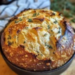 Garlic Herb Dutch Oven Bread Recipe You'll Love Today!