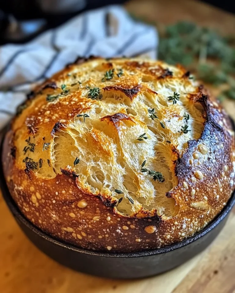 Garlic Herb Dutch Oven Bread Recipe You'll Love Today!