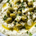 Green Olive and Feta Cheese Dip