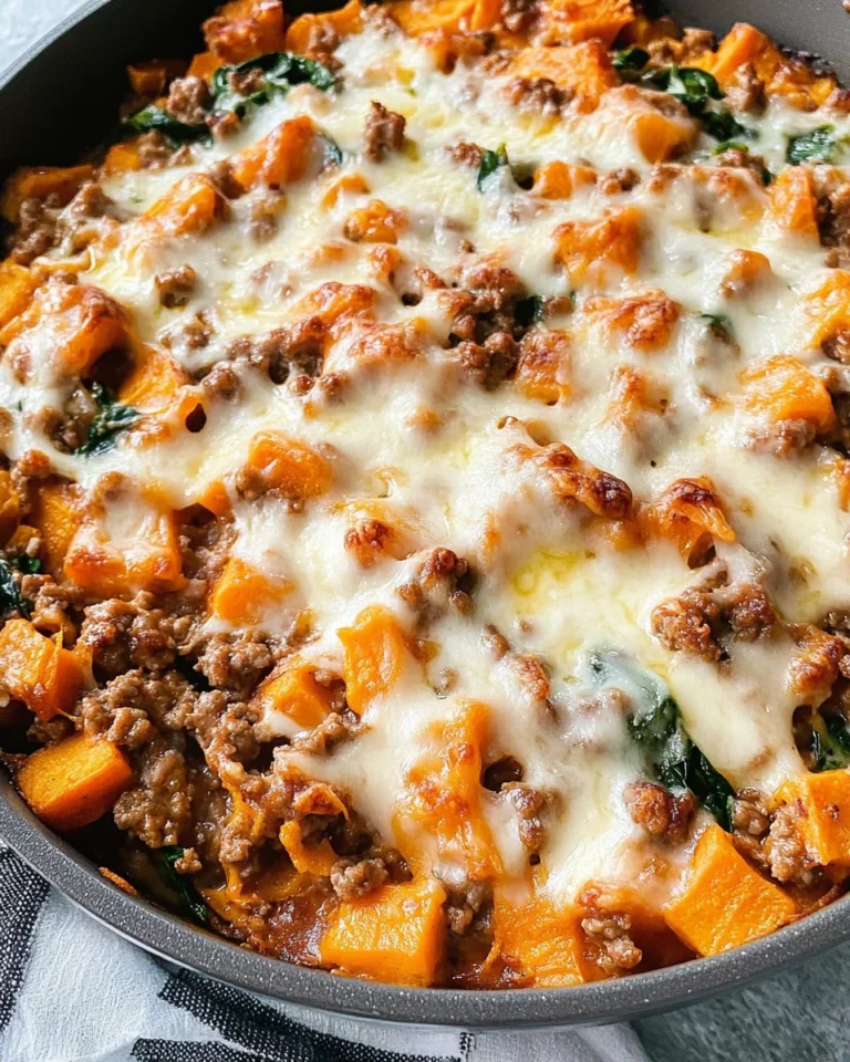 Ground Turkey Sweet Potato Casserole