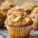 Healthy Apple Cinnamon Oat Muffins
