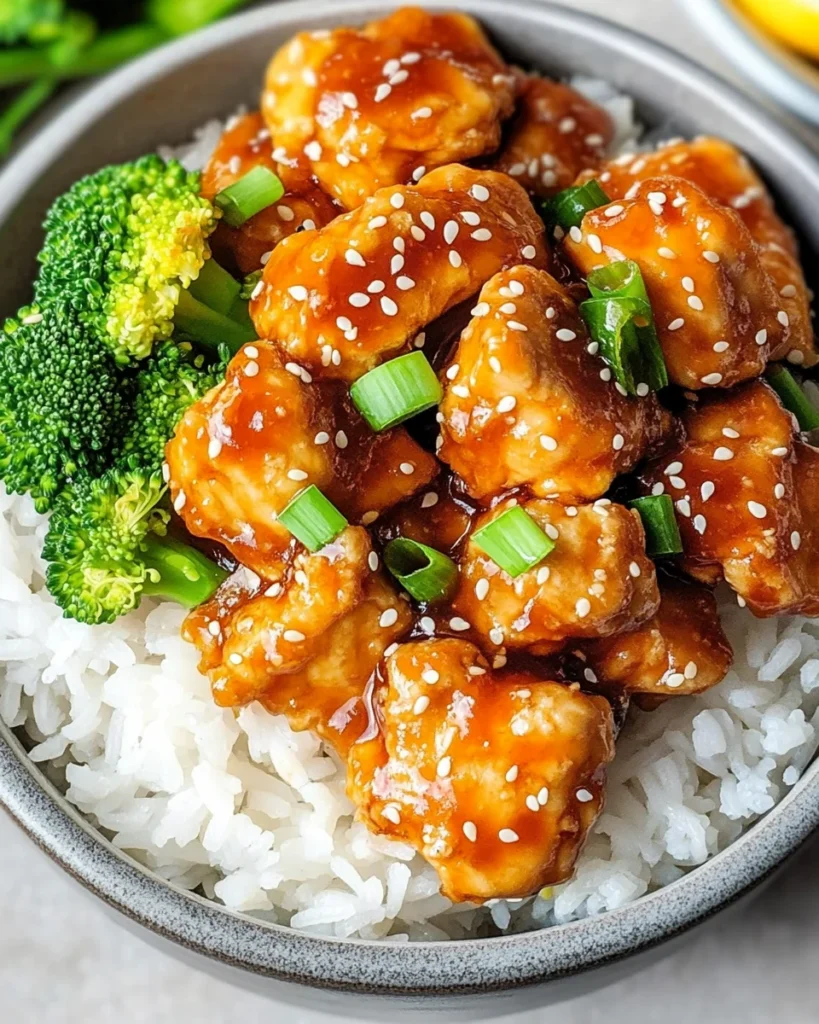Healthy Orange Chicken