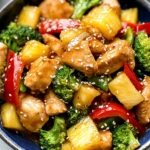 Healthy Pineapple Chicken Stir Fry