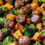 Honey Garlic Sheet Pan Sausage