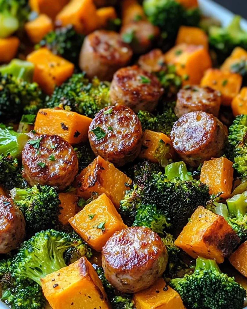 Honey Garlic Sheet Pan Sausage