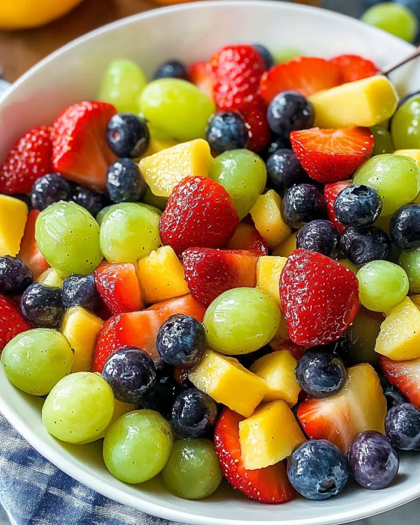 Honey Lime Fruit Salad