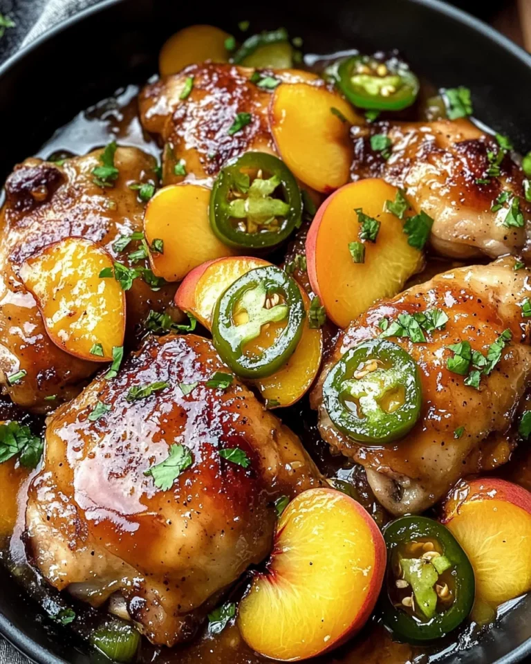 Jalapeno Peach Chicken