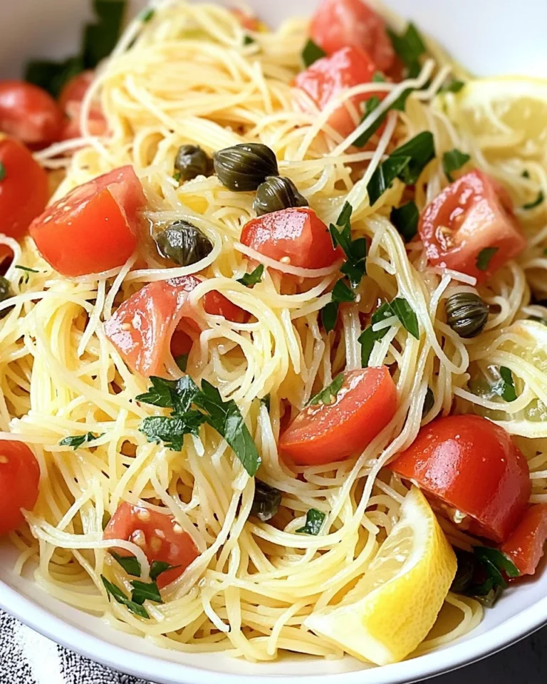 Lemon Capellini Salad